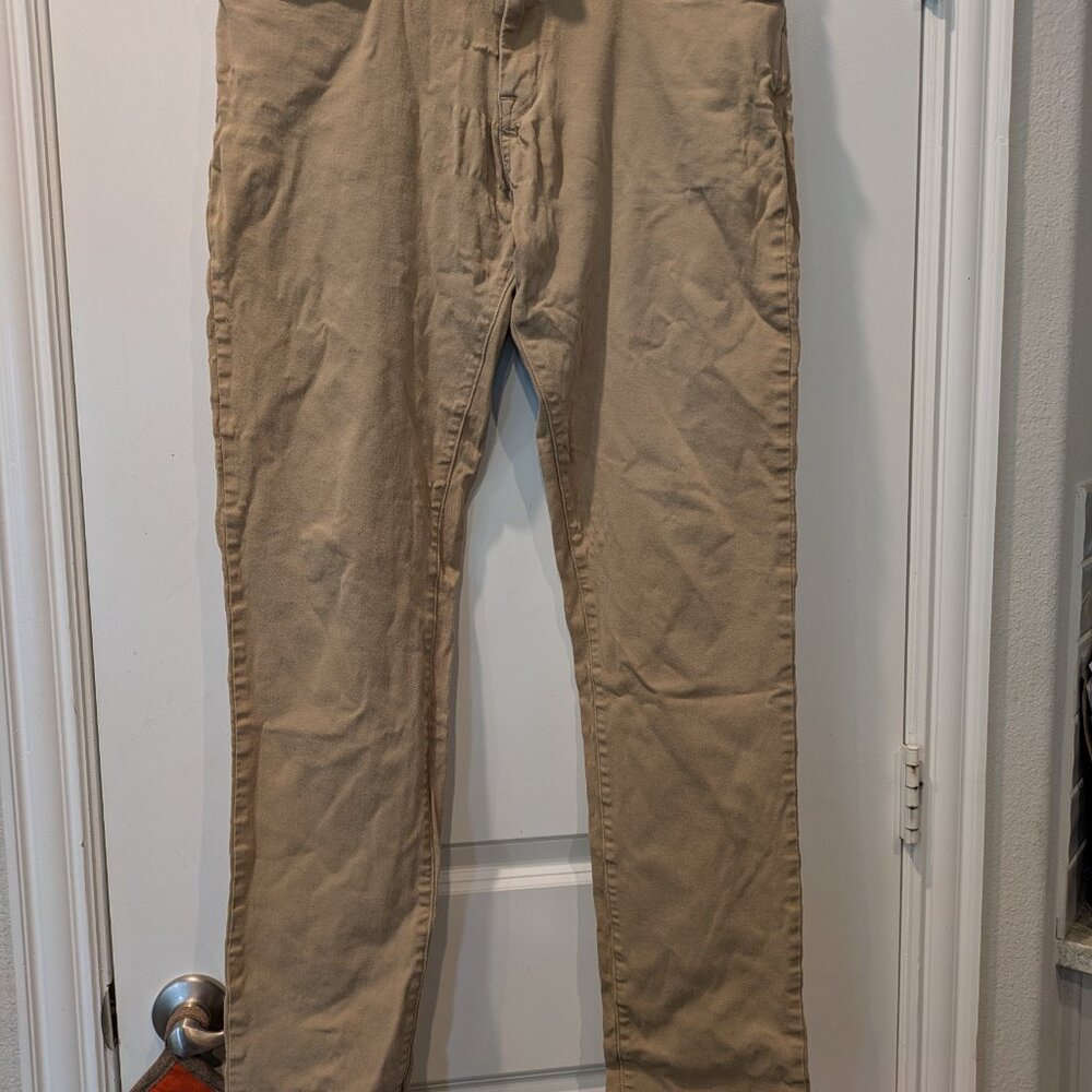 Lacoste Men's Slim-Fit Chino Pants 34/34 View 4